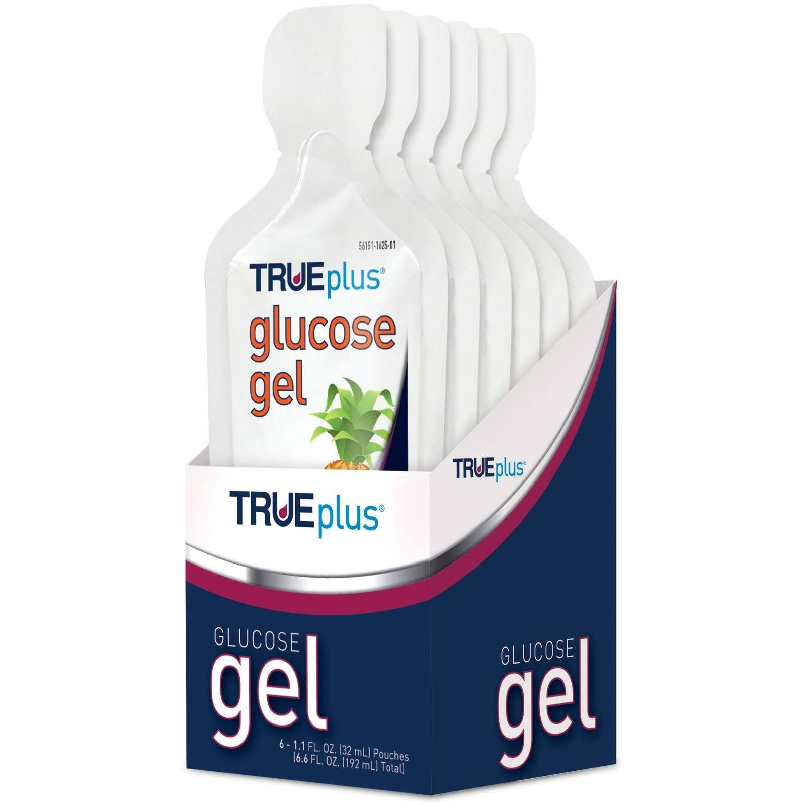 True Plus Glucose Gel - Fruit Punch, 1.1oz, 6ct