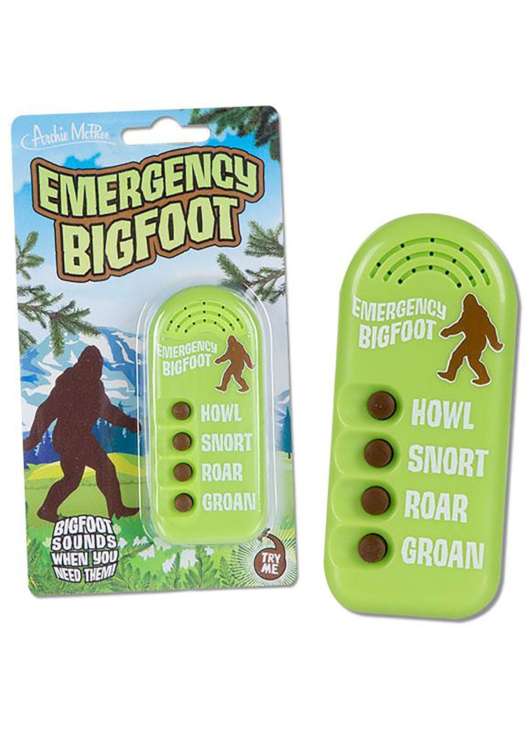 Accoutrements Archie McPhee Emergency Bigfoot Noisemaker
