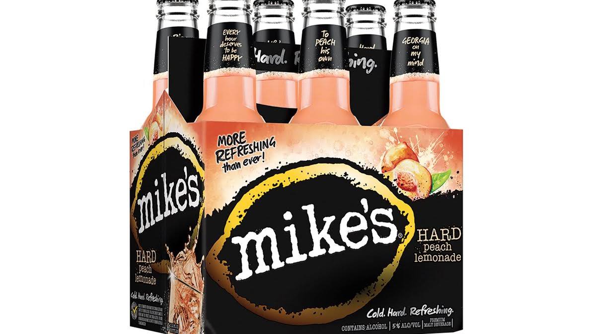 Mike's Hard Peach Lemonade - 11.2 oz, 6 pack
