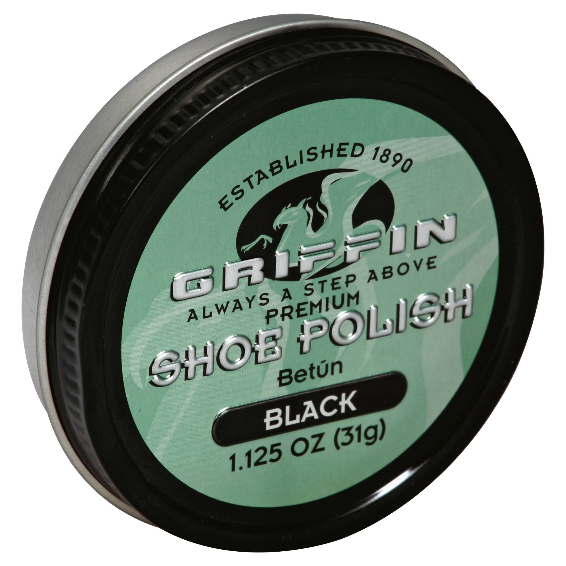Griffin Shoe Polish - Black, 31g