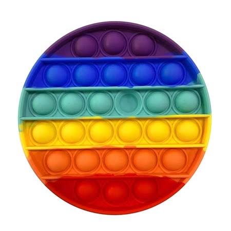 OMG Pop Fidgety - Round Rainbow