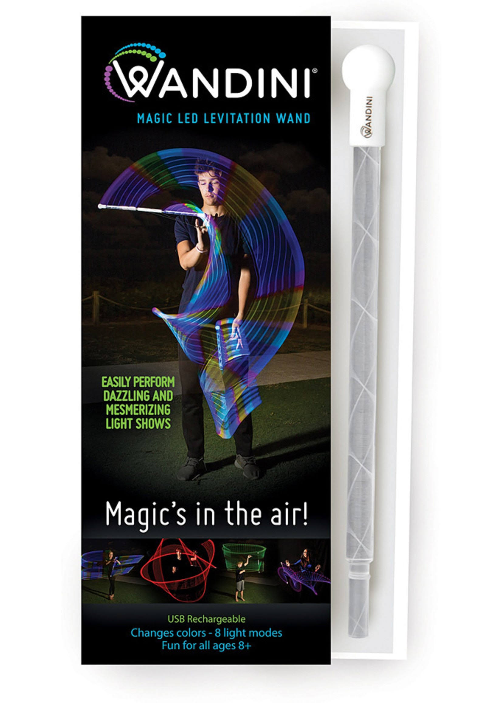 Wandini Glow 0 Magic Wand Collapsible LED Levitation Wand