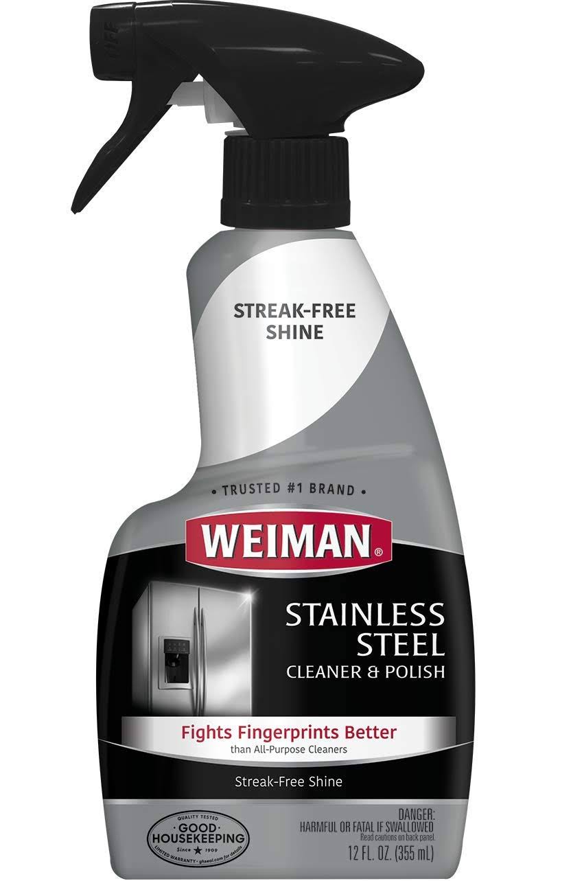Weiman Stainless Steel Cleaner and Polish Spray - 12oz