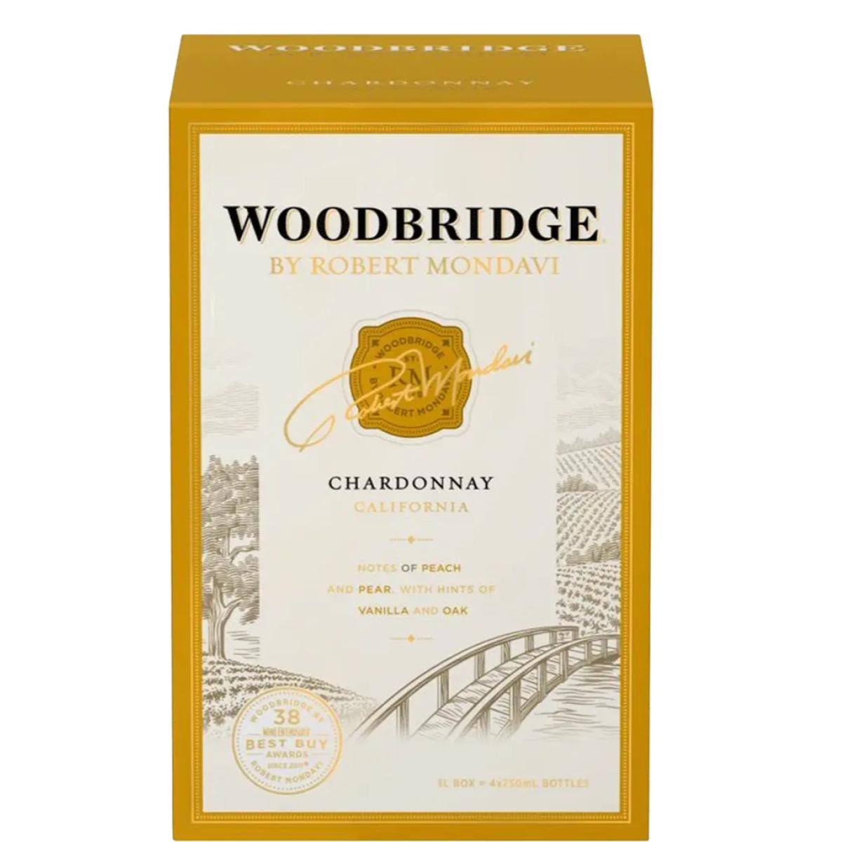 Woodbridge Chardonnay, California - 4 pack, 750 ml bottles