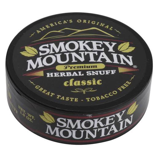 Smokey Mountain Herbal Snuff, Premium, Classic - 1 oz