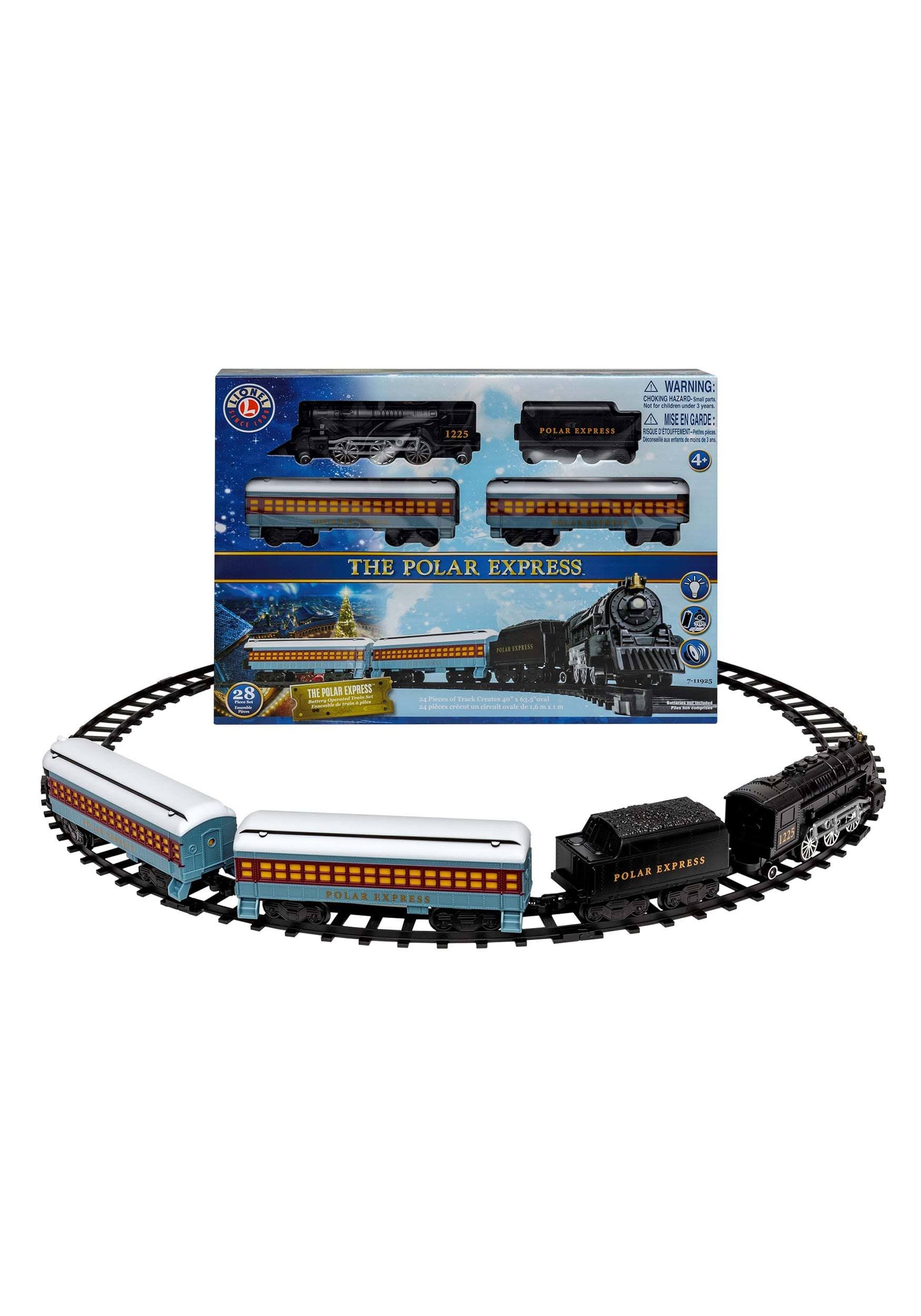 Lionel Polar Express Battery Operated Mini Model Train Set Standard