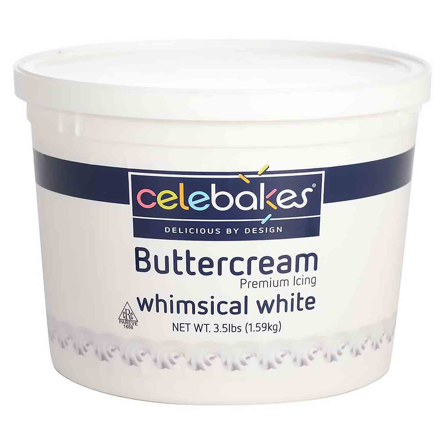 Celebakes Whimsical White Premium Buttercream Icing 3.5 Pounds