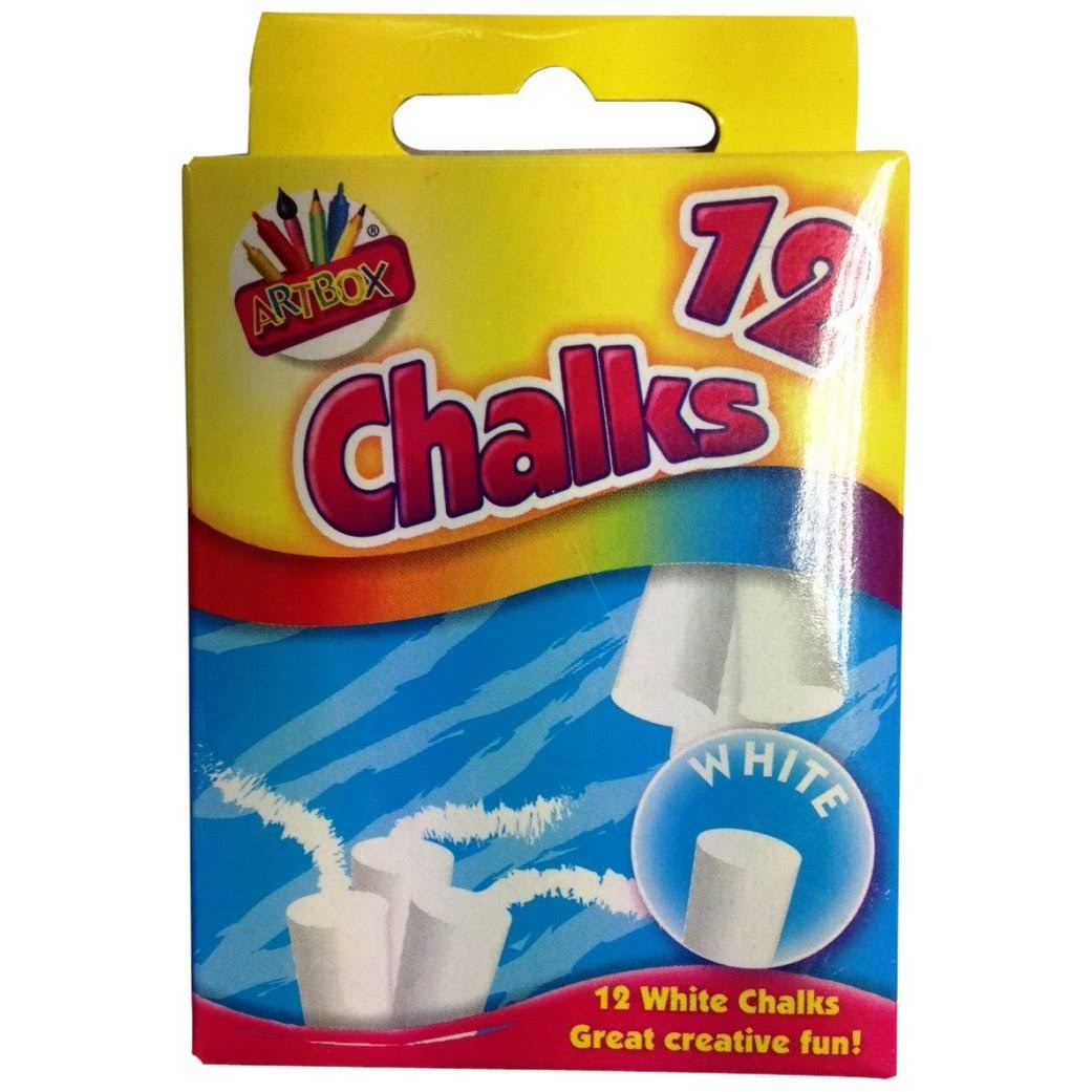 ArtBox White Chalk - 12 Sticks