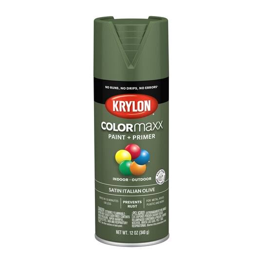 Satin Paint + Primer By Krylon Colormaxx | Italian Olive | Michaels