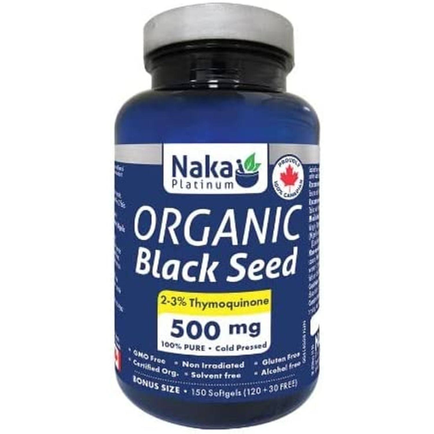 Naka - Pro Organic Black Seed 150 Softgels