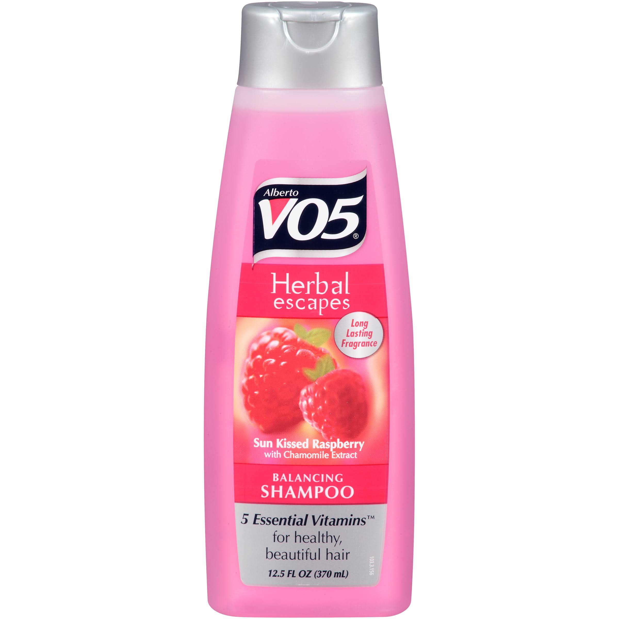 Alberto Vo5 Herbal Escapes Balancing Shampoo - Sun Kissed Raspberry, 370ml