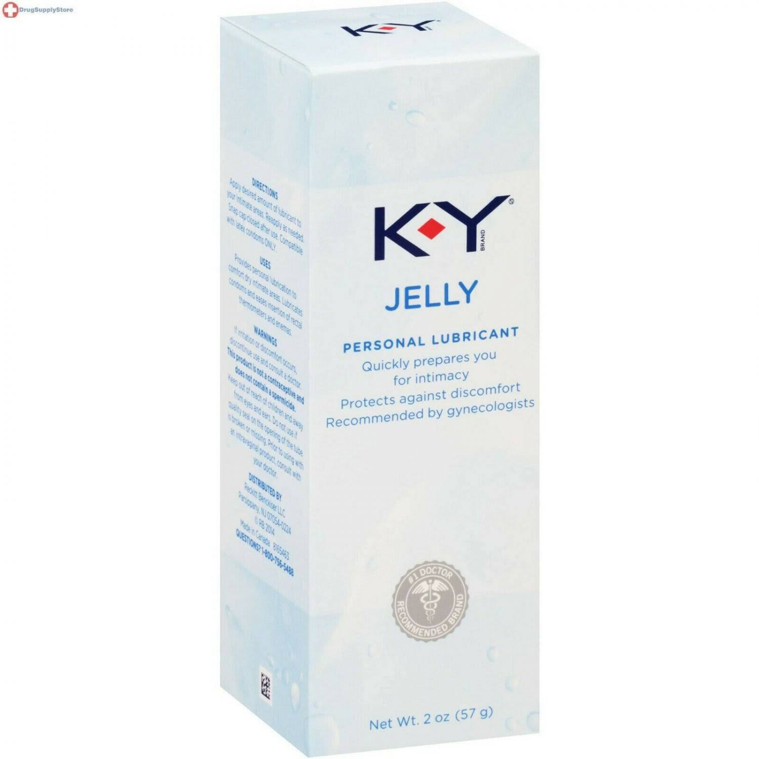 K-Y Brand Jelly Personal Lubricant - 2oz