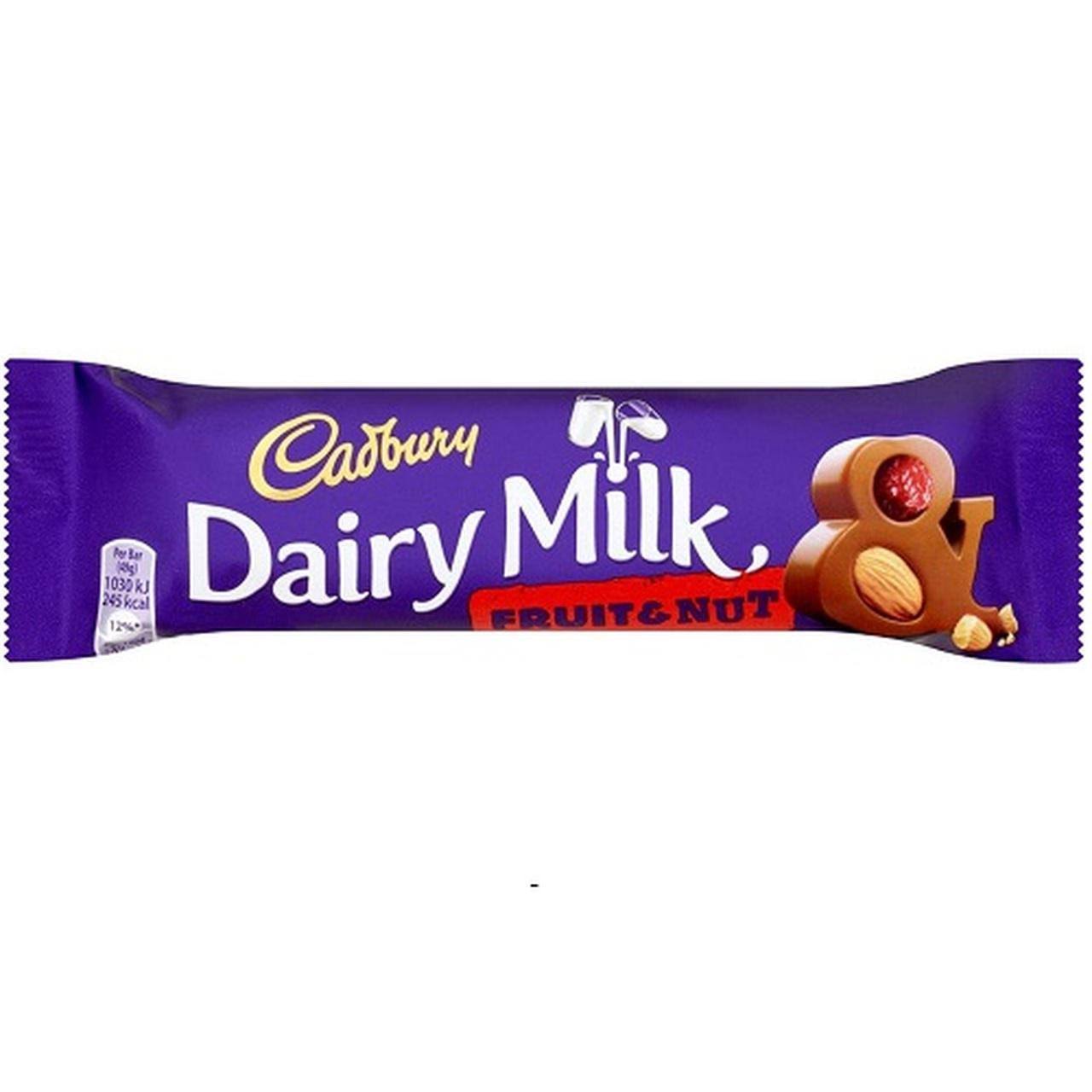 Cadbury Dairy Milk, Fruit & Nut - 1.8 oz bar