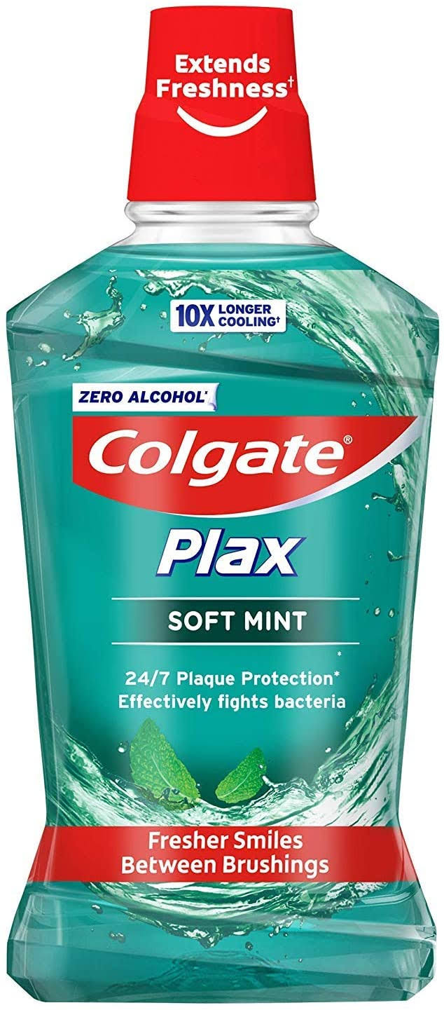 Colgate Plax Mouthwash - Soft Mint, 500ml