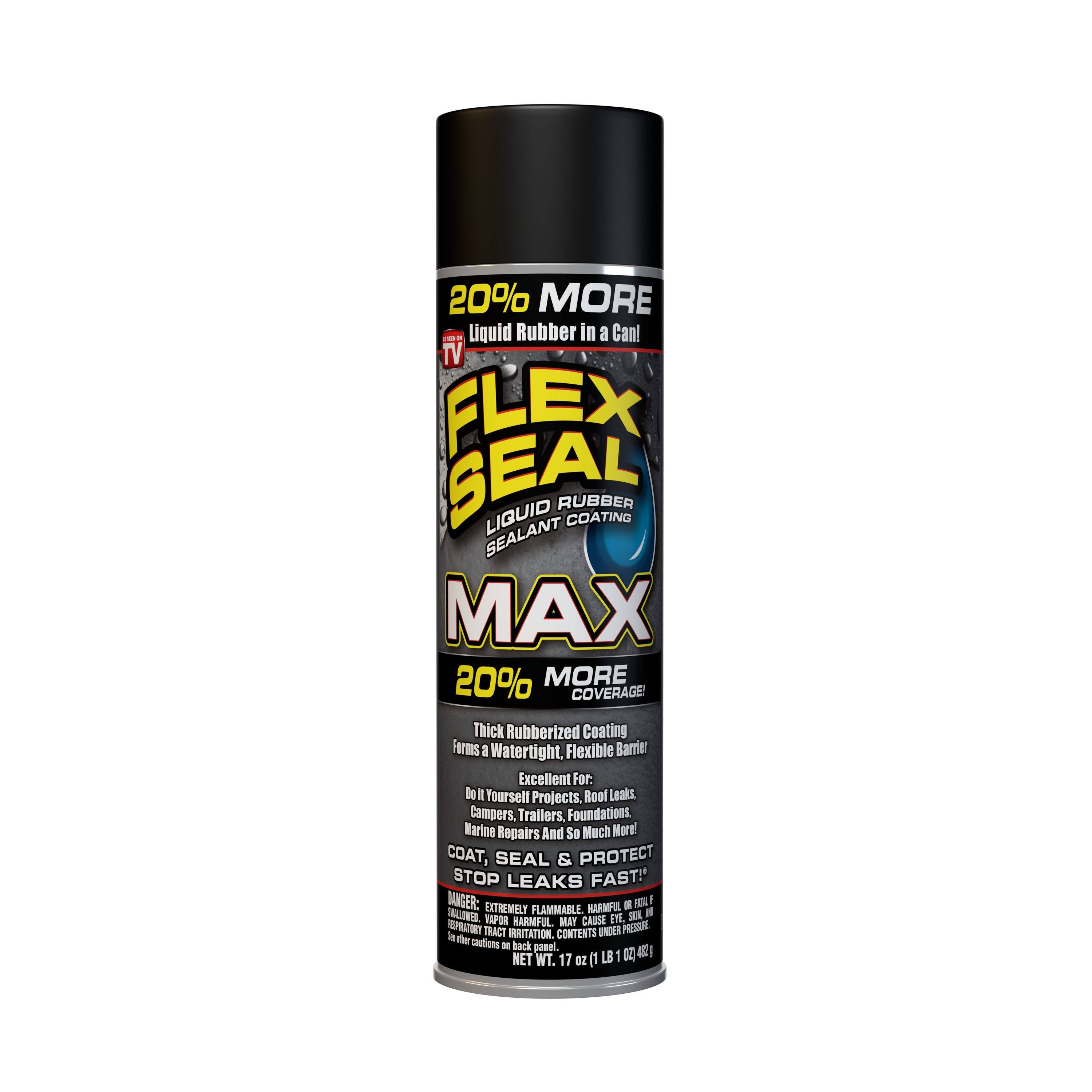 Flex Seal Max 17 oz Spray - Black