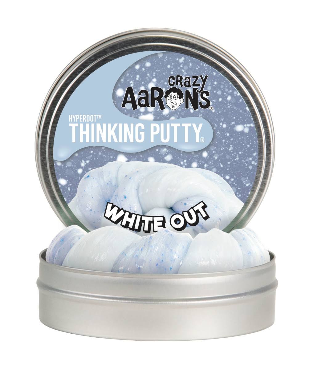 Crazy Aaron White Out Hyperdot Thinking Putty