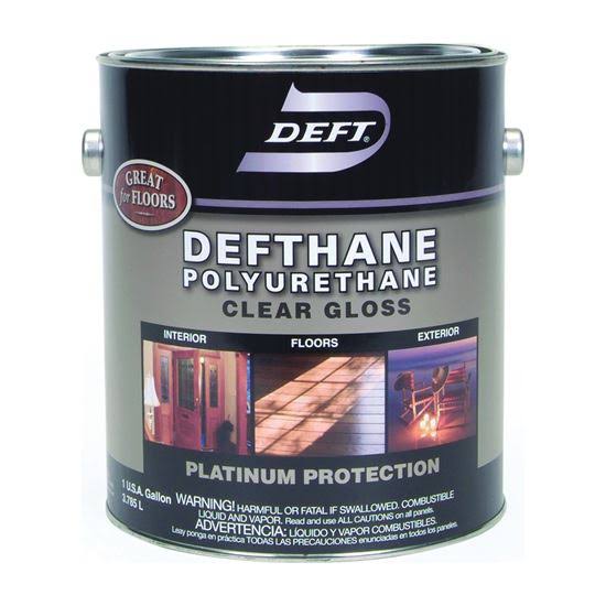 Deft Defthane Interior Exterior VOC Polyurethane - Clear Gloss, 1gal