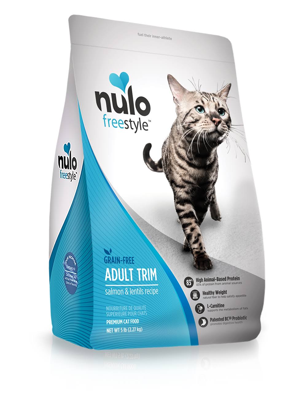 Nulo Freestyle Adult Trim Cat Grain-Free Salmon & Lentils Dry Cat Food 2lb