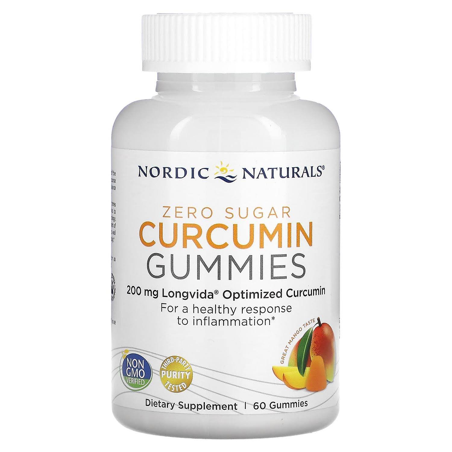 Nordic Naturals Curcumin Gummies - 60 gummies