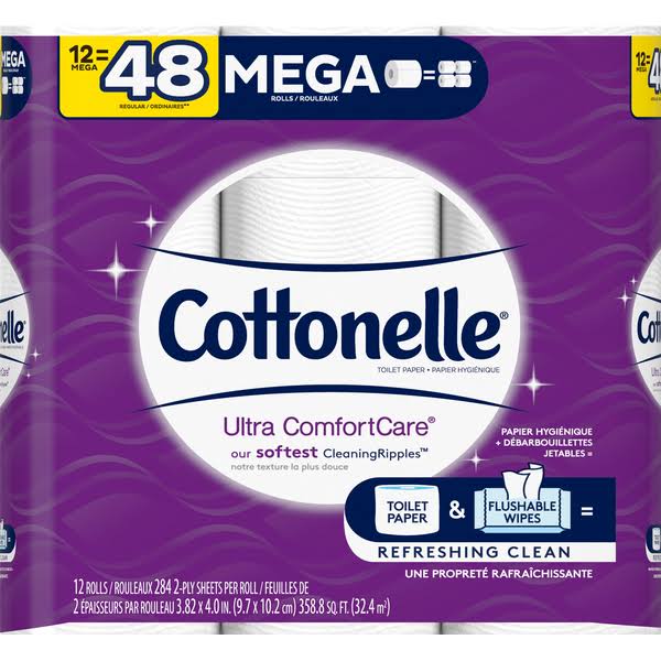 Cottonelle Ultra ComfortCare Mega Roll Toilet Paper Bath Tissue