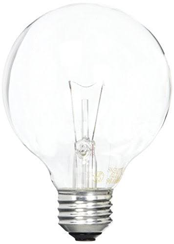 Ge Decorative Light Bulb - Crystal Clear, 25W