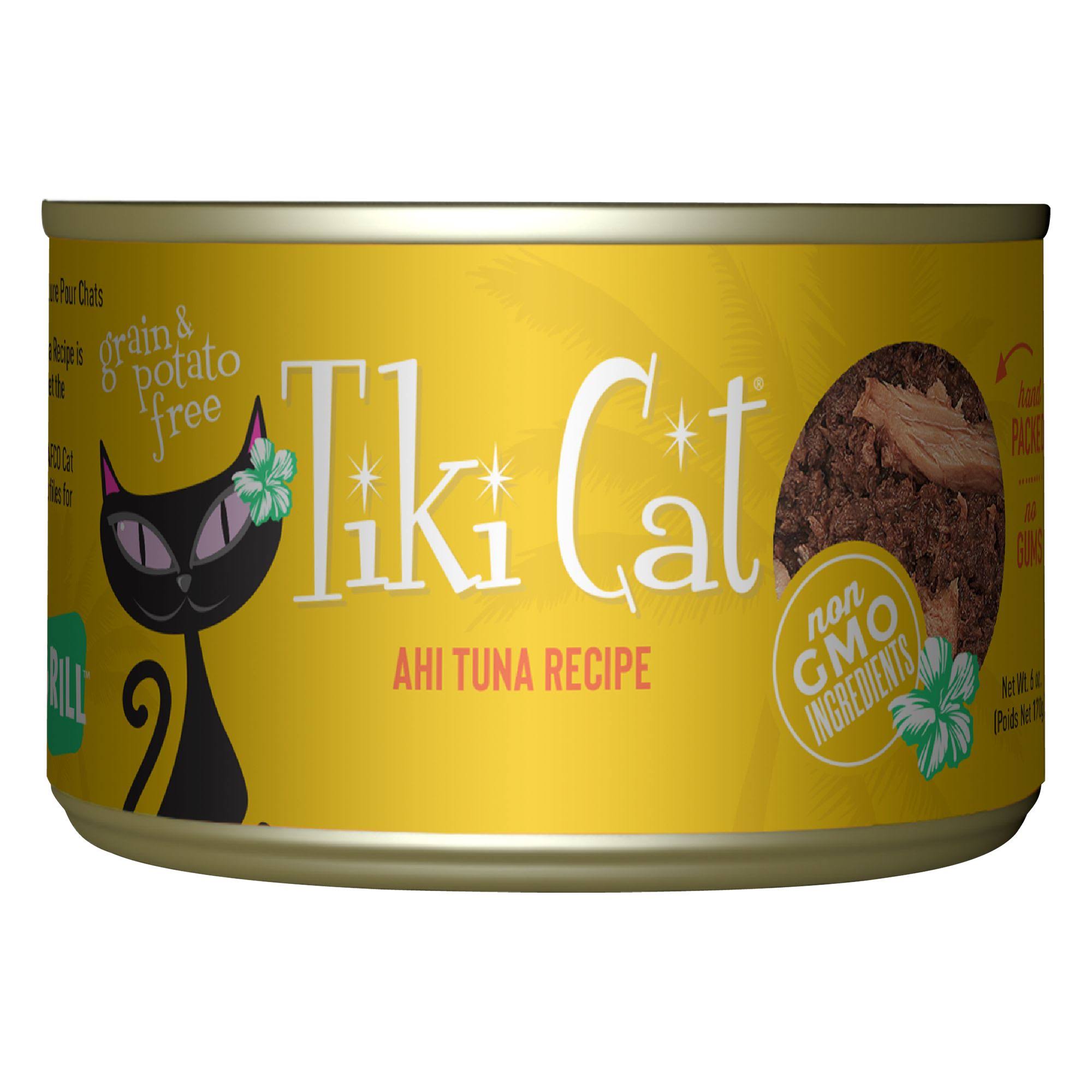 Tiki Cat Wet Cat Food - Hawaiian Grill Ahi Tuna - Individual 6 oz.