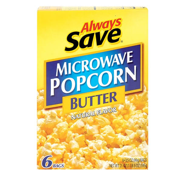 Always Save Microwave Popcorn Butter