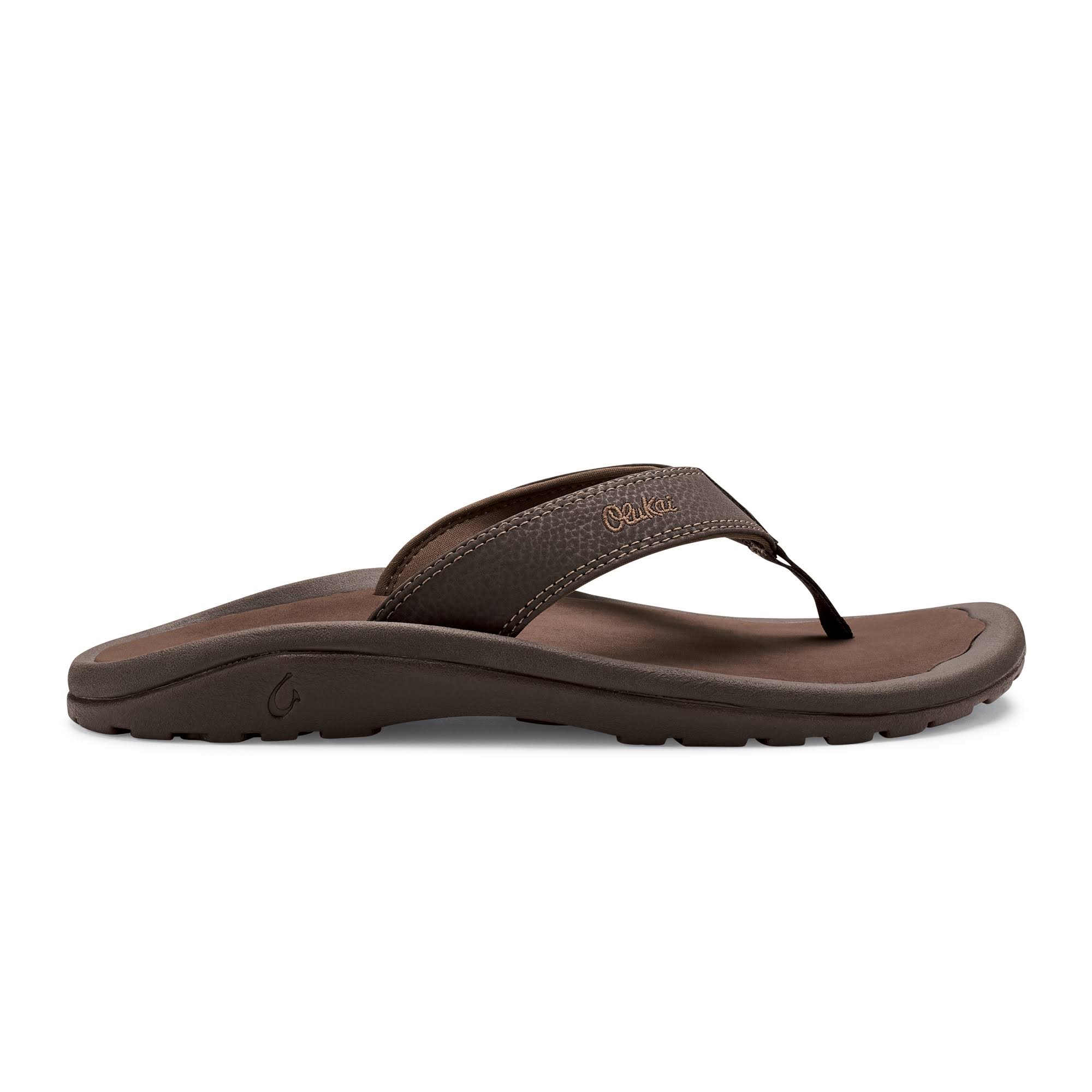 OluKai Ohana Mens Thong Flip Flop Sandals - 13 US, Dark Java