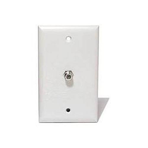 Steren 200-251Wh TV Wall Plate 1-F81 White