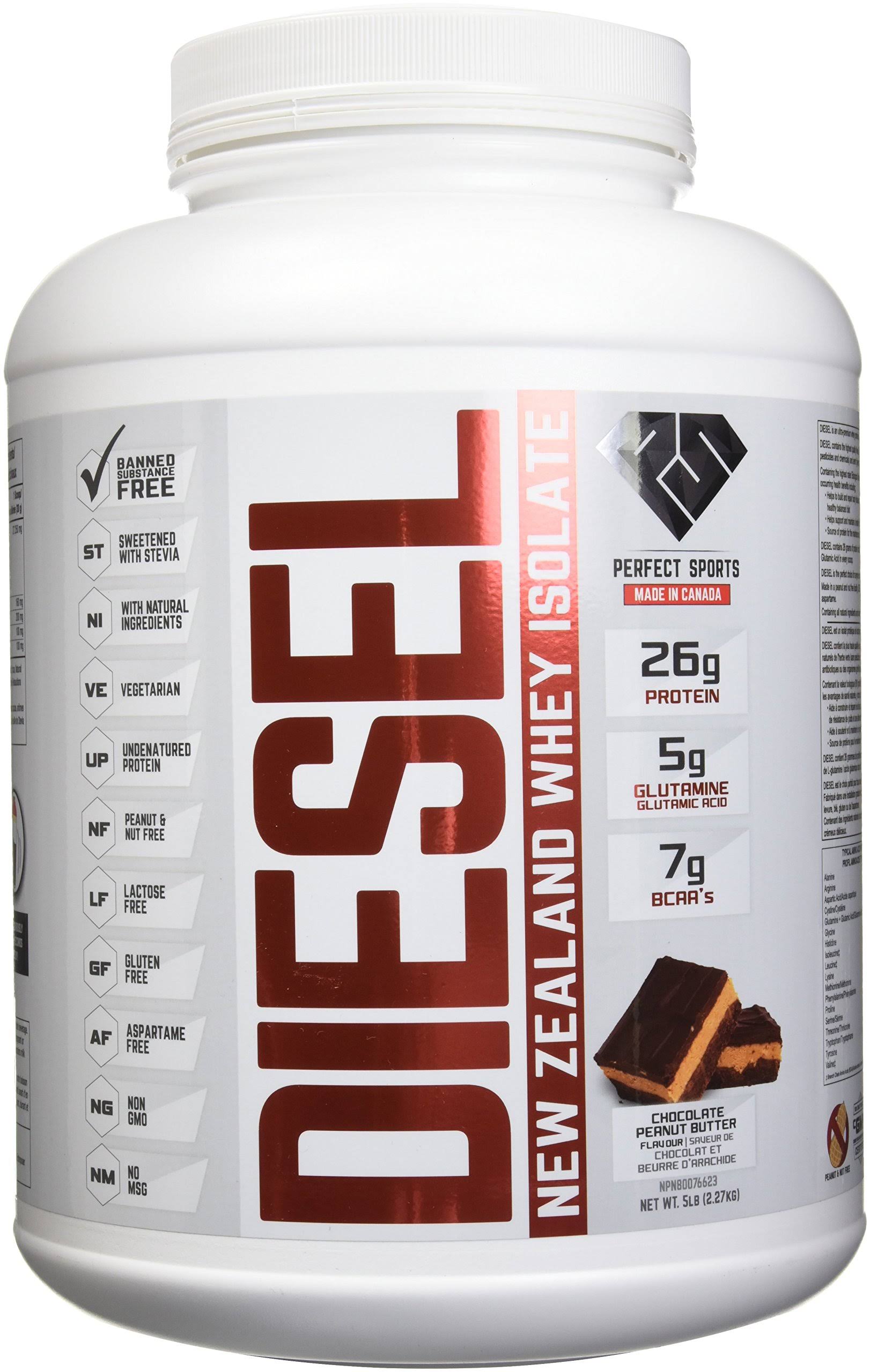 Diesel New Zealand Protein Whey Isolate - Chocolate Peanut Butter, 5lbs