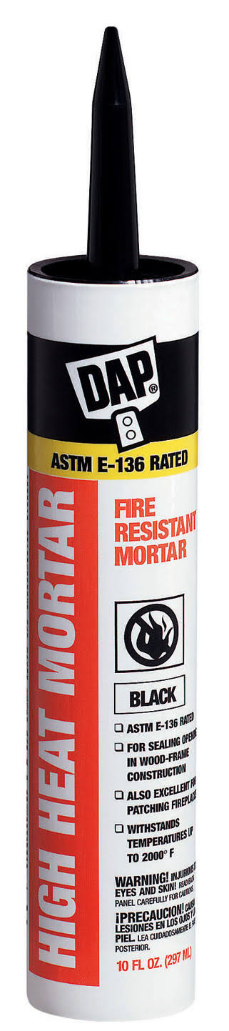 Dap High Heat Mortar - Black