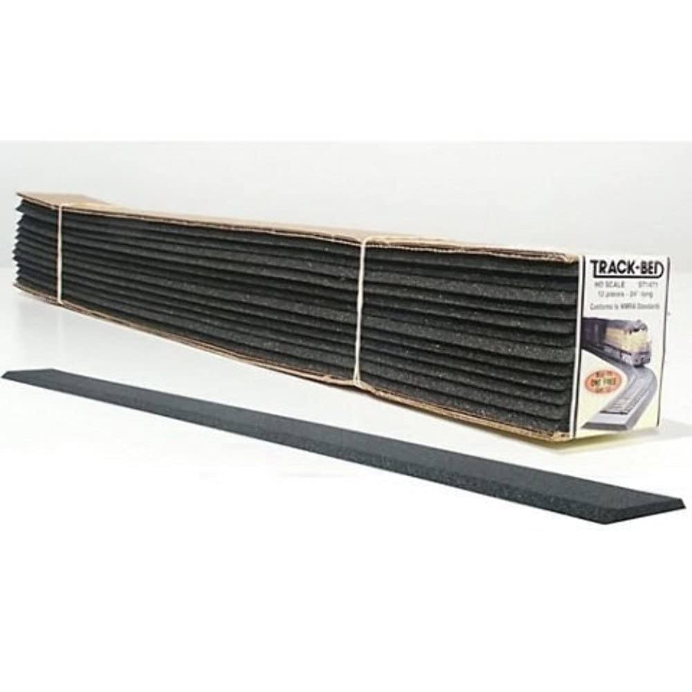 Woodland Scenics ST1471 HO Track-Bed Strips (Pack of 12)