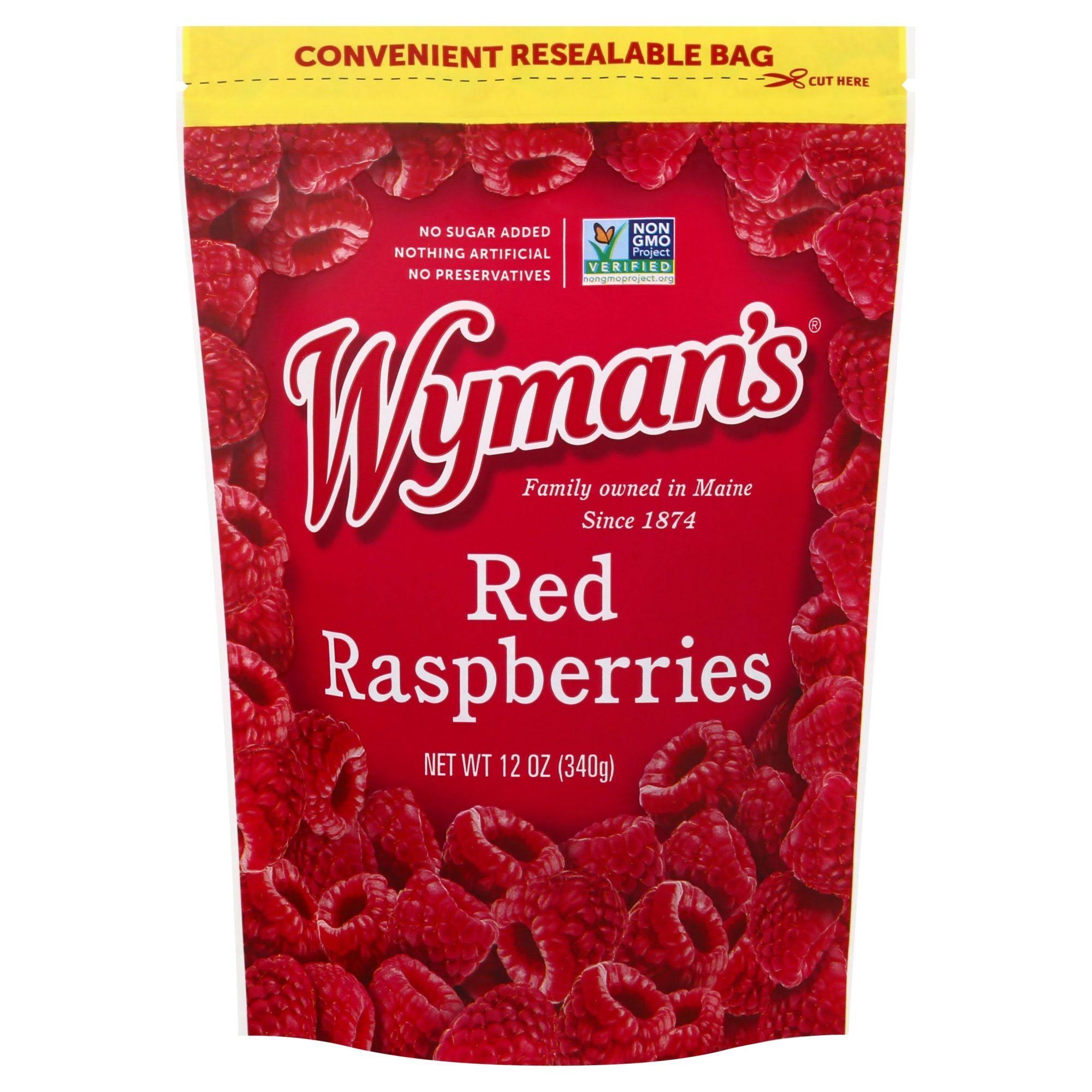 Wyman's Fresh Frozen Red Raspberries - 12oz