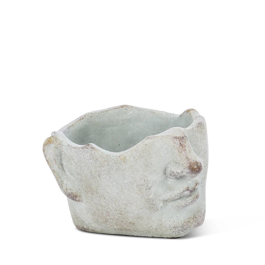 Abbott Collections AB-27-CHARADE-SM Gray Tilted Face Planter