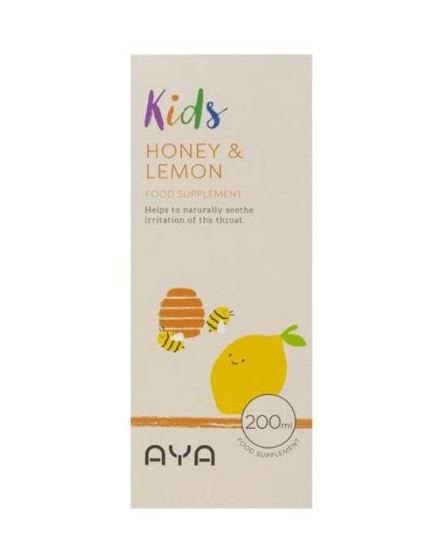 Aya Kids Honey & Lemon Food Supplement - 200ml