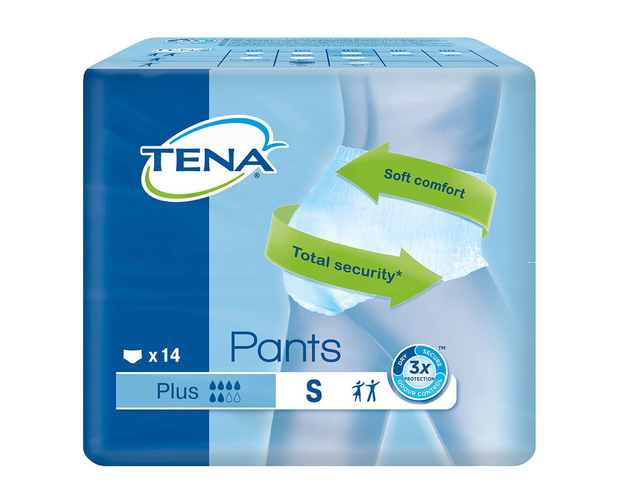 Tena Pants Plus Small - 14 Pack