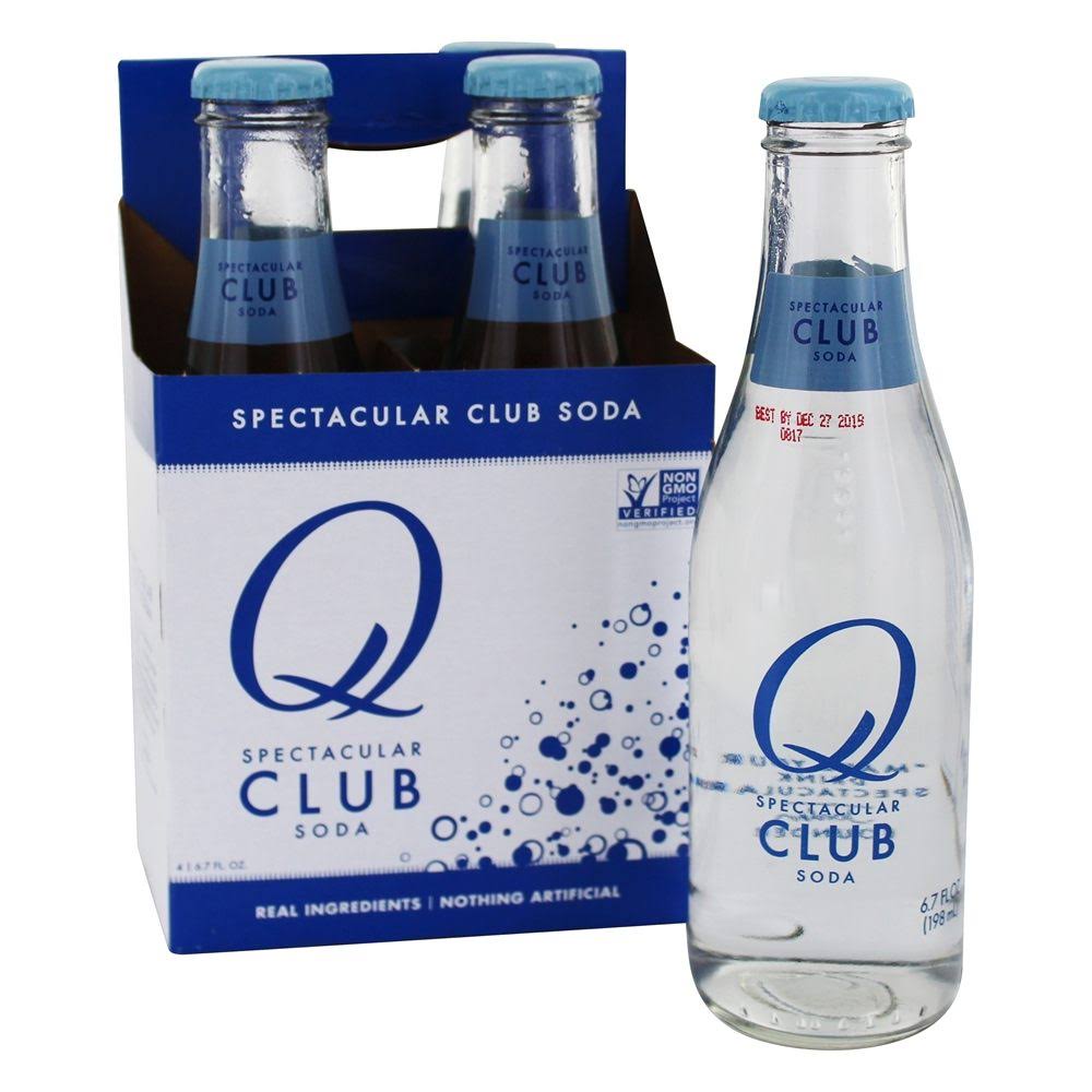 Q Drinks Spectacular Club Soda Bottles 4 Pack