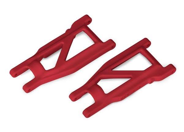 Traxxas 3655L Suspension Arms Red Front/Rear Left and Right Heavy Duty 2pc - Default Title