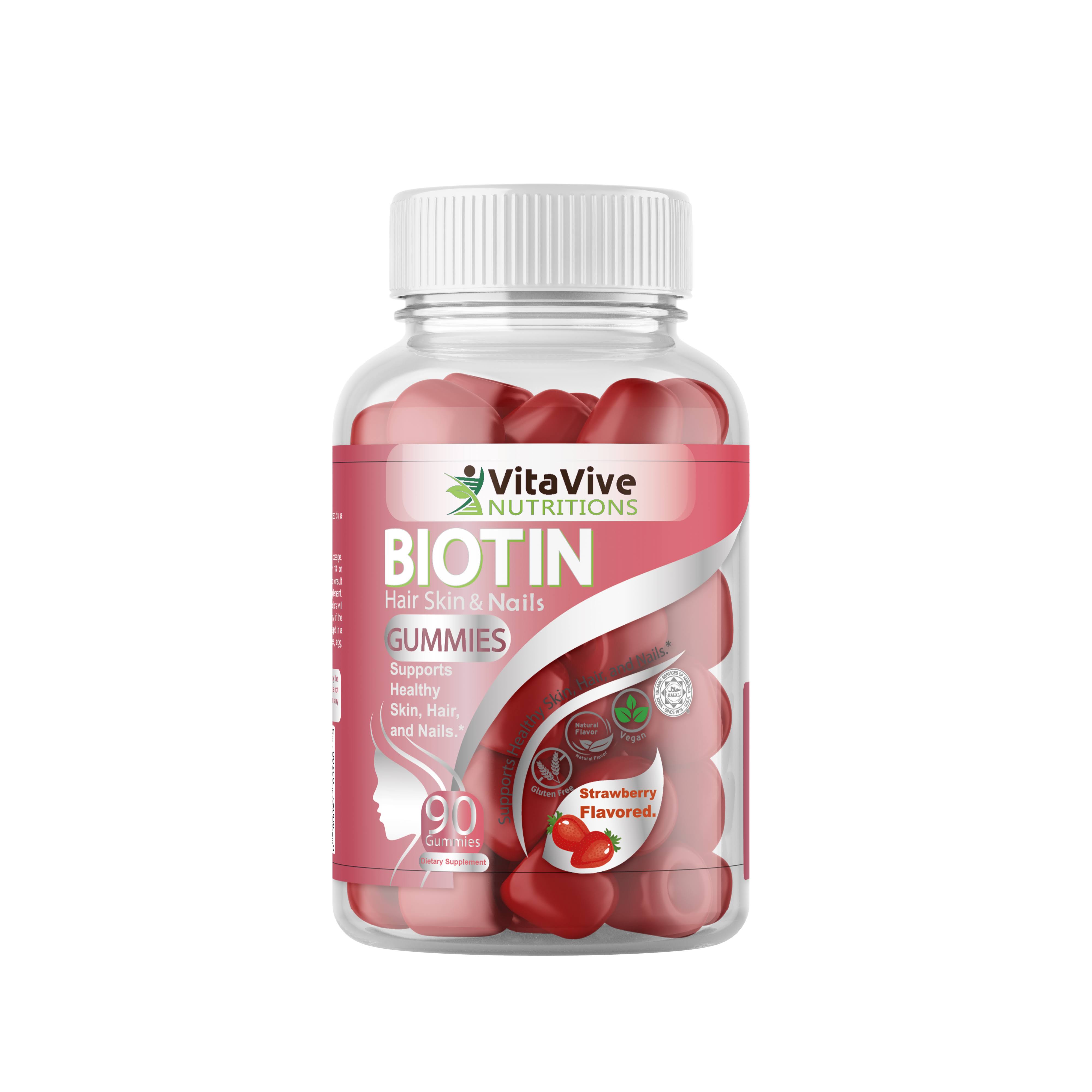 Vitavive Nutrition Biotin Gummies