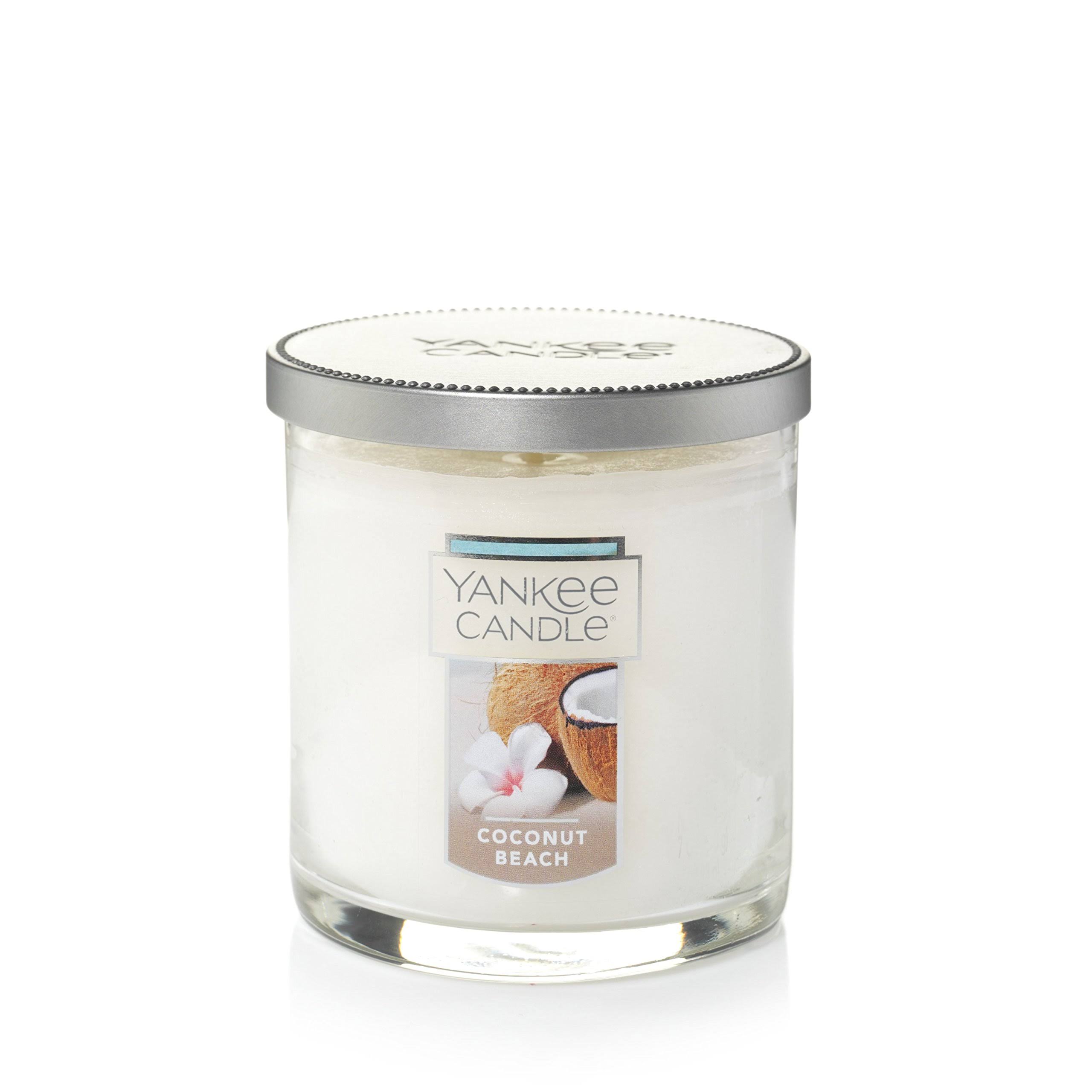 Yankee Candle Coconut Beach, 1523485Z, White, Large 2-Wick Tumbler