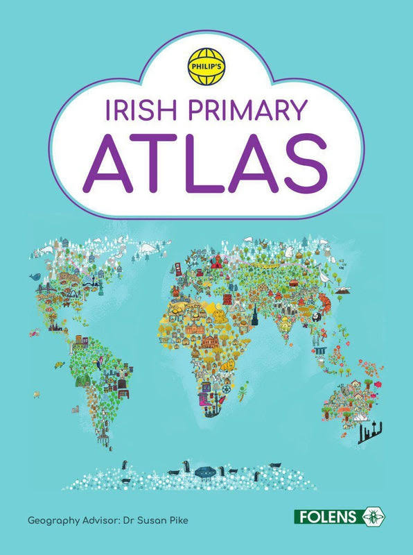 Philip's Irish Primary Atlas - Textbook Only - New Edition (2021)