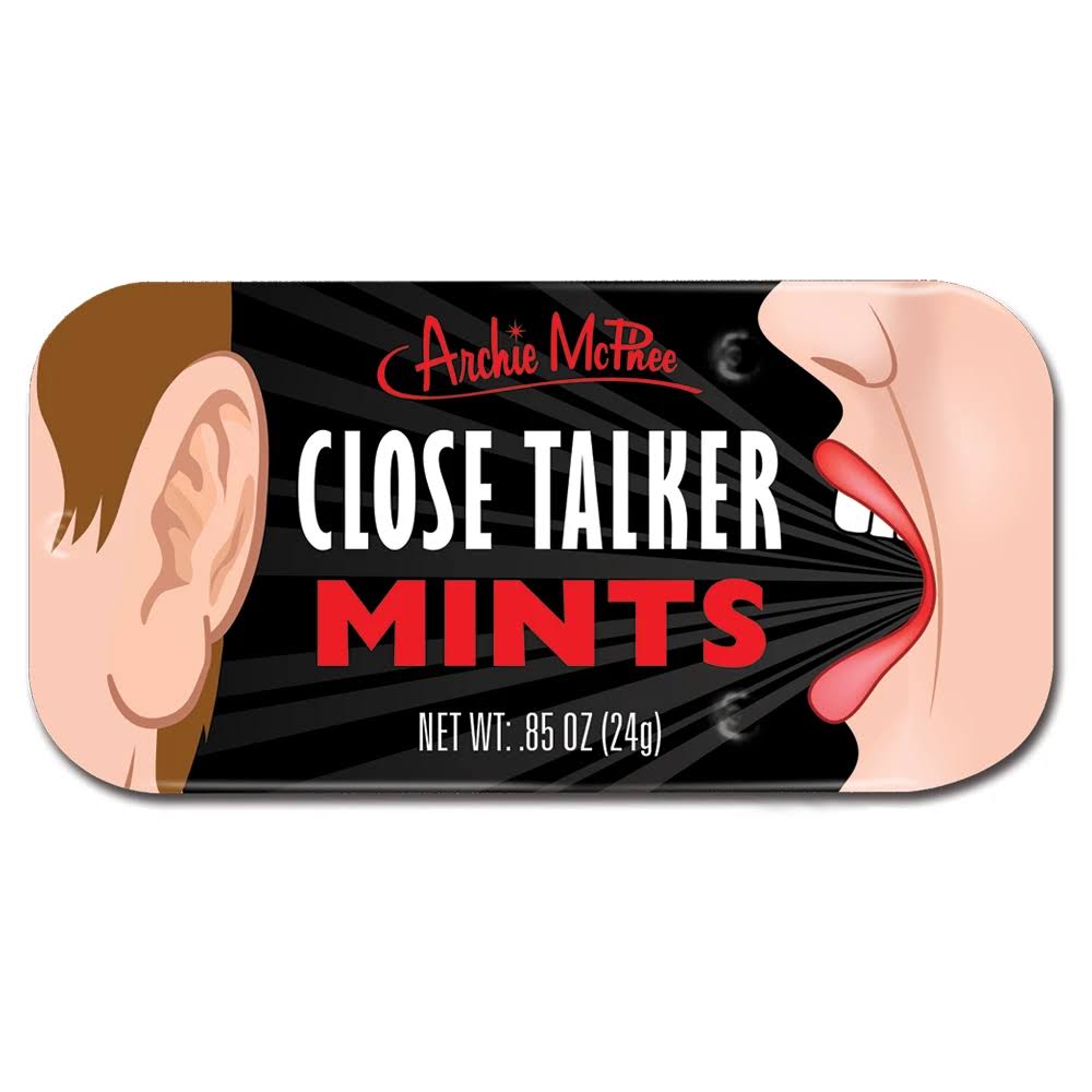 Archie McPhee Close Talker Mints Tin