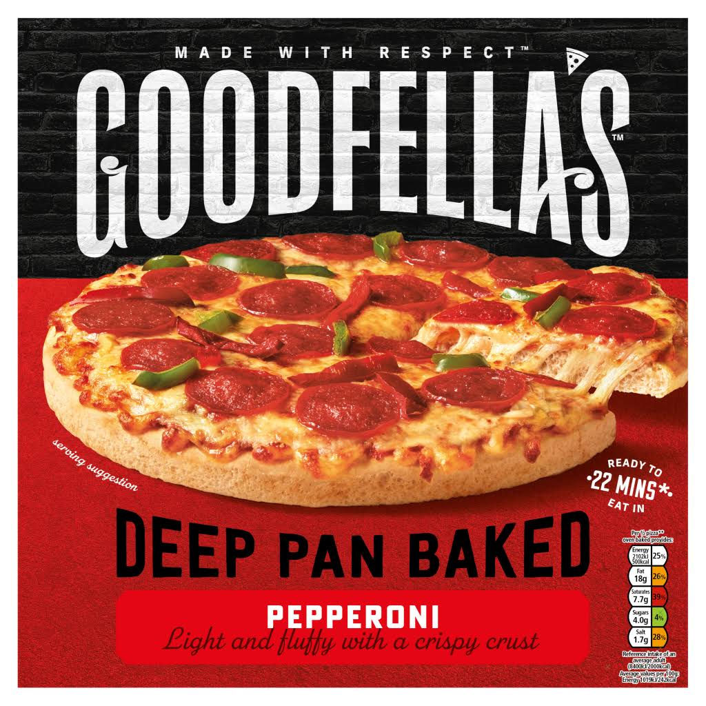 Goodfella's Deep Pan Baked Pepperoni Pizza 411g