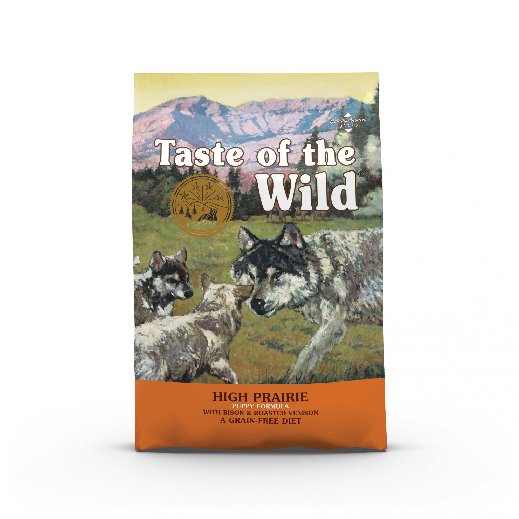 Taste of the Wild Puppy Food - High Prairie, Grain Free, with Bison, 5lb