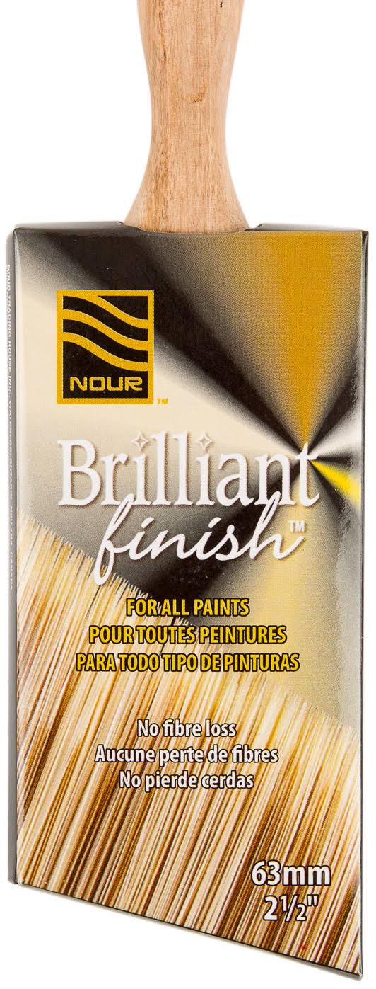 Nour Paint Brush 1331-63SB Brilliant Finish 2.5-in Synthetic - Lowe's