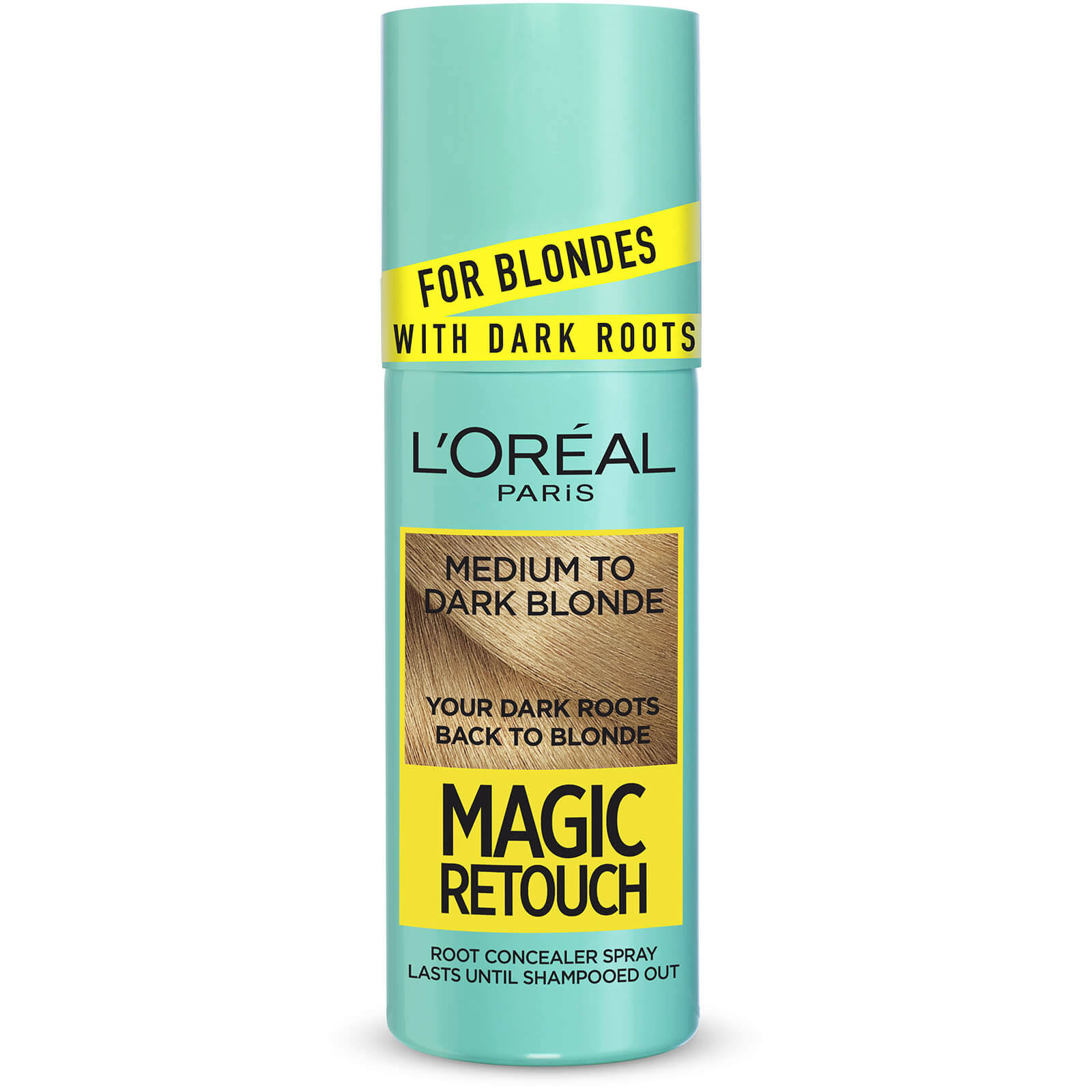 L'Oreal Magic Retouch Instant Dark Root Touch Up Spray - Medium to Dark Blonde, 75ml