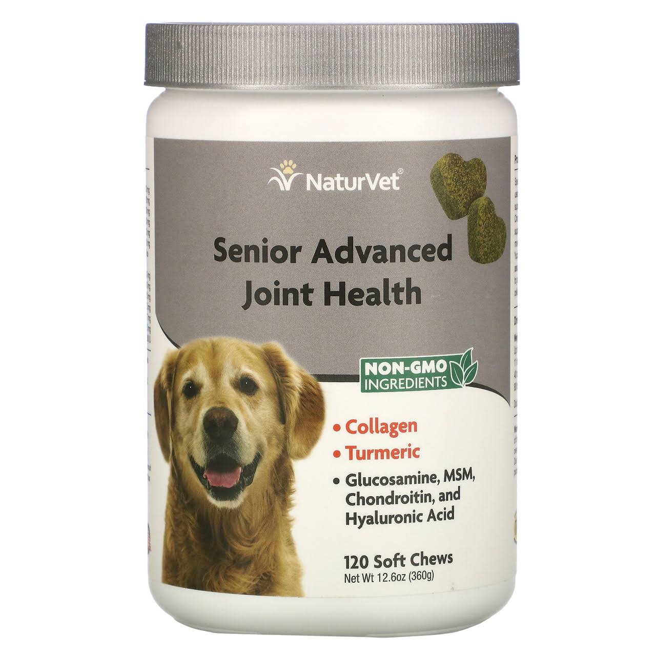 NaturVet Senior Advanced Joint Health 120 Soft Chews 12.6 oz (360 g)