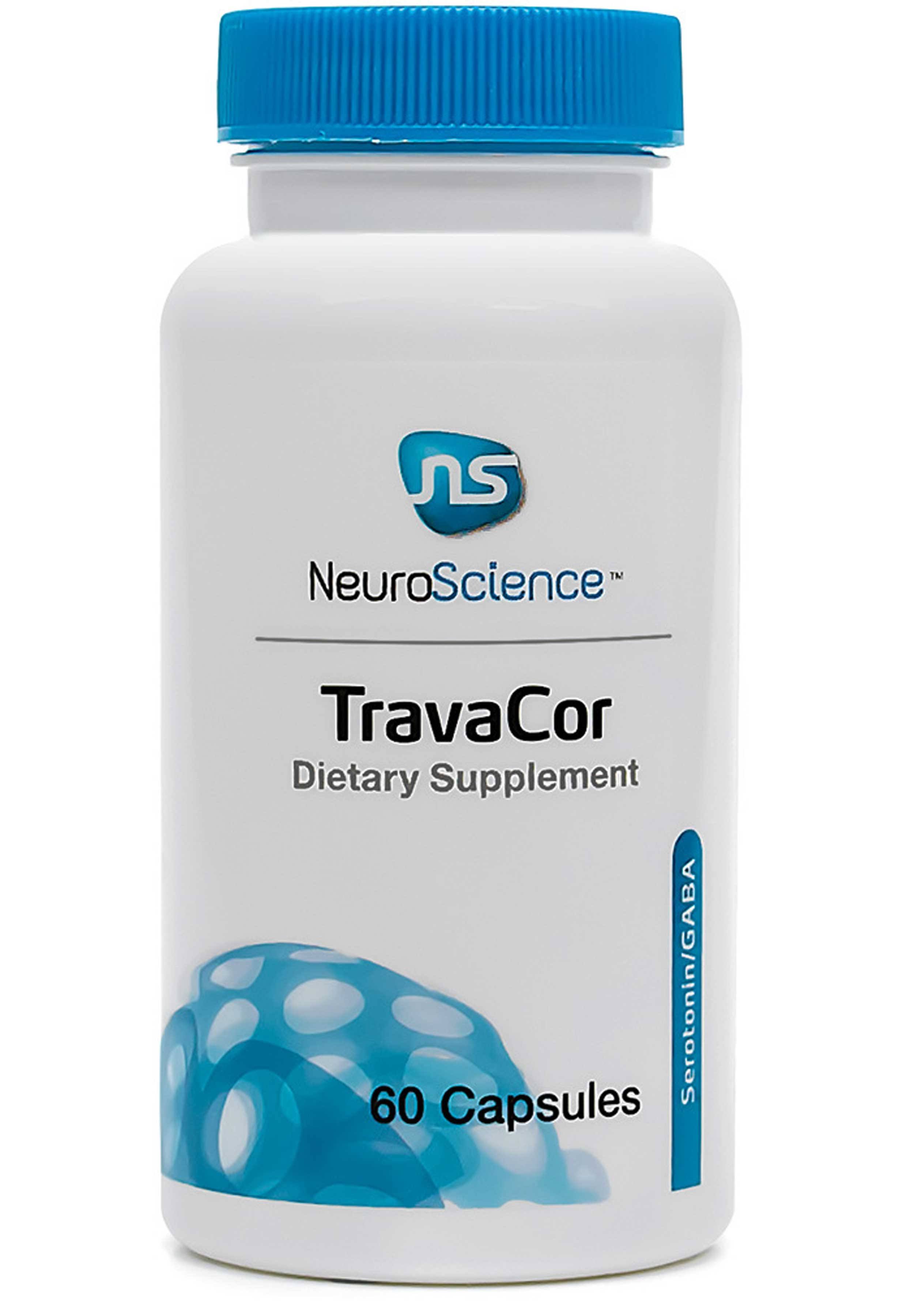 Neuroscience Travacor Helps Anxiety Insomnia Hyperactivity Dietary Supplement - 120ct