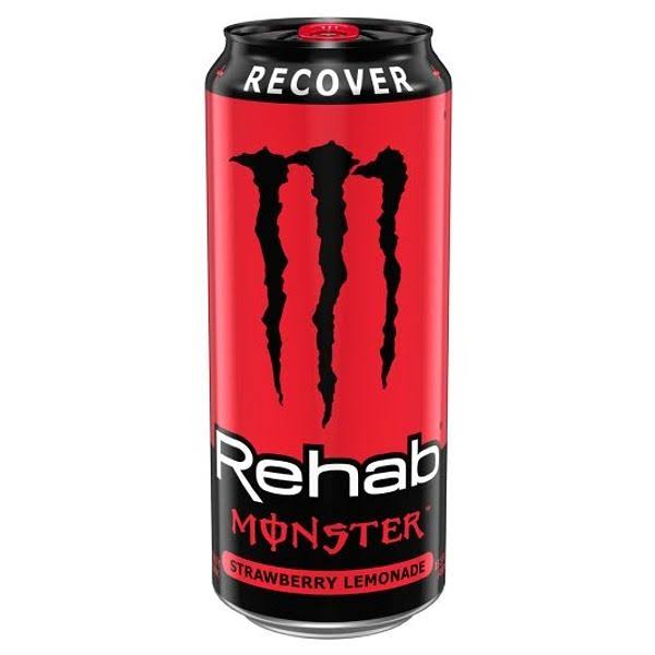 Monster Energy Rehab Energy Drinks - Strawberry Lemonade