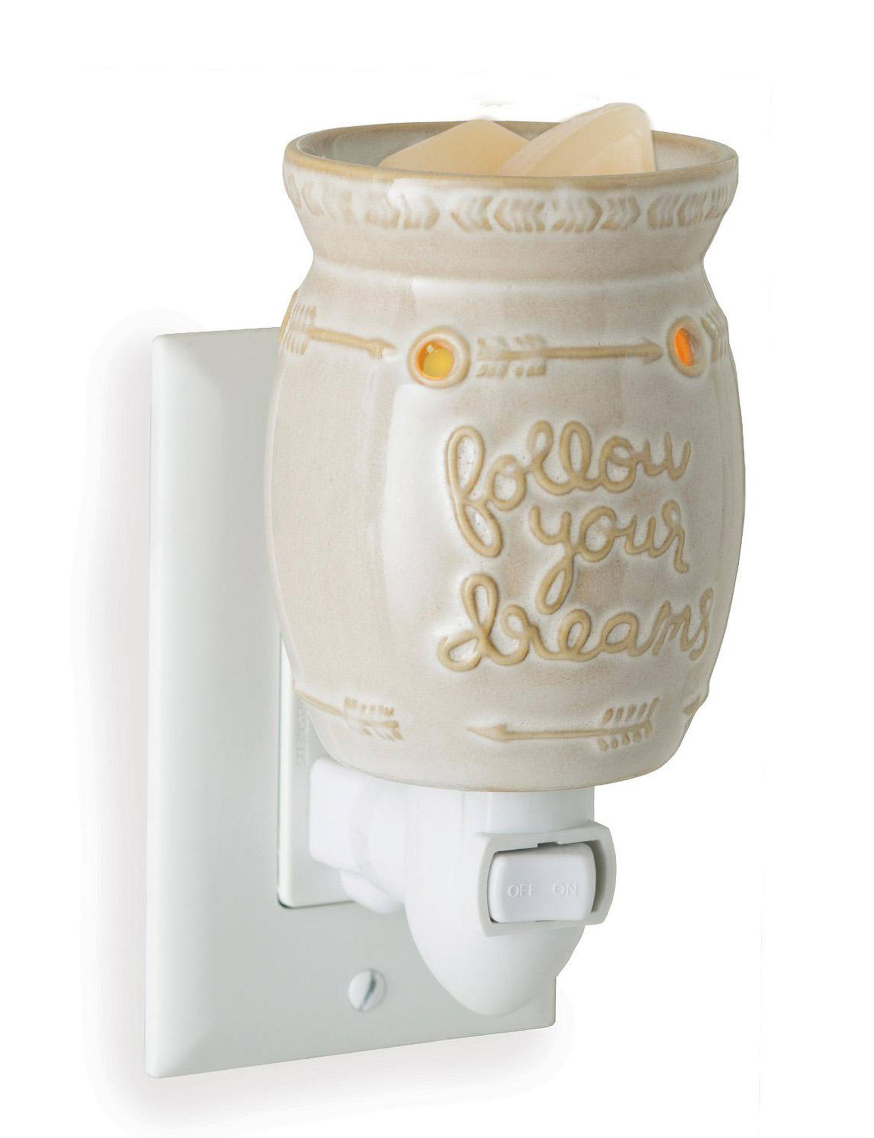 Candle Warmers etc. Follow Your Dreams Pluggable Fragrance Warmer